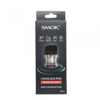 Smok Novo 2X Pods Meshed 0.8 MTL 2ml 3pk (CRC)
